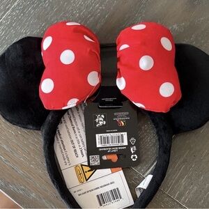 Disney licensed Minnie Red Polka Dot Bow Light up Headband